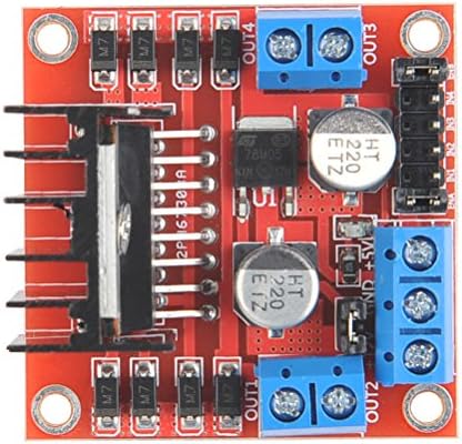 TimeSetl 5pack L298N Board Controller Controller DC DC כפול H-BRIDGE ROBOT STEPPER CONTROCE ומודול מנוע למודול