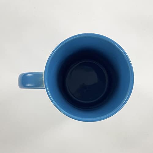עיצוב 75 יום הולדת שורש מרובע של 5625 שנים של להיות מדהים, 15 עוז מבטא ספל קפה כחול קרמיקה תה כוס עם
