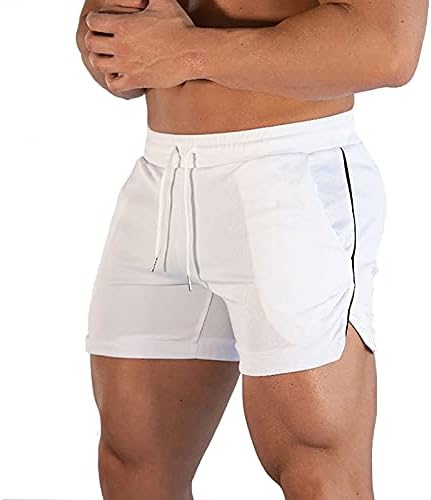 לוח qucoqpe לוח קצר 3 אינץ 'מכנסי קיץ קצרים חיצוניים כושר ספורט עם משיכה וכיסים מכנסיים קצרים דקים ויבשים