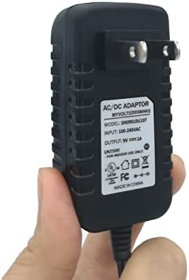 Myvolts 9V מתאם אספקת חשמל תואם/החלפה למקלט Mini Noir אלקטרוני TC TC - Plug Plug