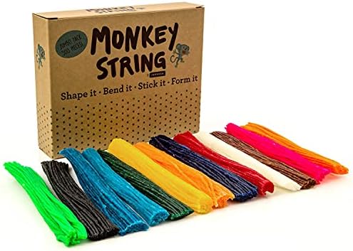 אימפרסה 500 חתיכה חבילה של מקורי קוף מחרוזת-ניתן לכיפוף, דביק שעוות חוט סטיקס, 6 אינץ שעוות מקלות בתפזורת