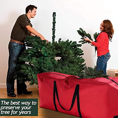 48 אינץ/69 אינץ עץ אחסון תיק, עץ חג המולד אחסון סל עץ אחסון תיק עץ חג המולד תיבת אחסון עץ חג המולד אחסון