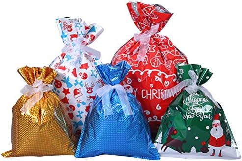 קבילוק 30 יחידות מקסים חג המולד שרוך סוכריות תיק מתנות גלישת שקיות לאחסון שימוש