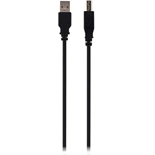 ATIVA® USB 2.0 כבל מדפסת, 10 ', שחור, 26856