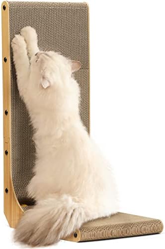 פוקומארו חתול גרדן, 26.8 אינץ ' בצורת חתול כרית שריטה & טבעי טופו חתול המלטה