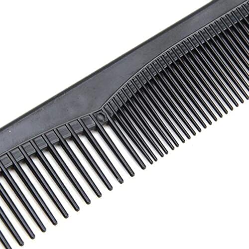 שיער קרח שיניים אנטי-סטטיות לנשים גברים סרק שיער עדין מסרק פלסטיק בלתי נשבר מסרקים שחורים עמידים
