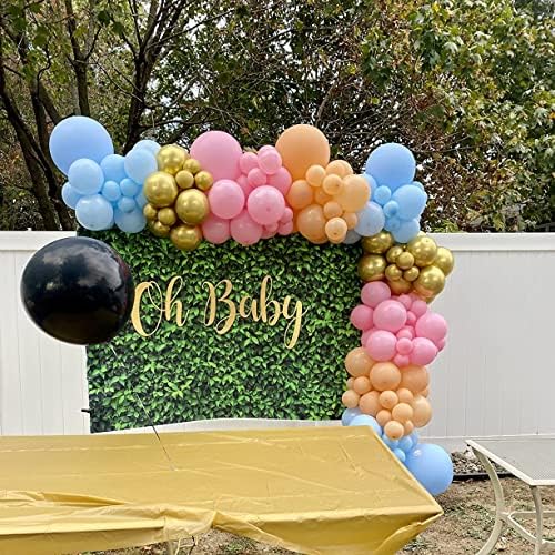 תינוק ירוק עלים קיר רקע ירוק דשא תינוק מקלחת צילום רקע תינוק יילוד להכריז הריון מסיבת יום הולדת קישוטי