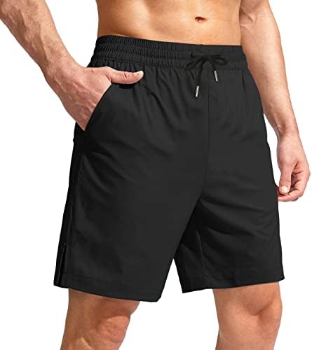 גברים של גולף מכנסיים קצרים עם כיסים אור משקל מהיר יבש מזדמן למתוח בגד ים לגלוש עבודת מכנסיים קצרים