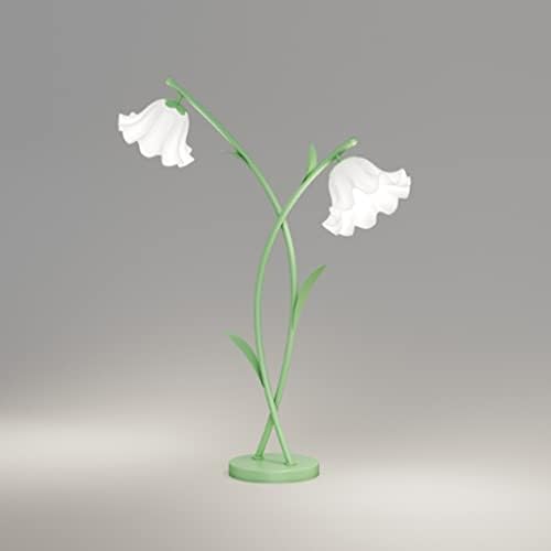 Wenlii מנורת רצפת פרחים אנכית סלון יצירתי סלון חדר שינה מנורת מיטה ילדה מנורת מיטה