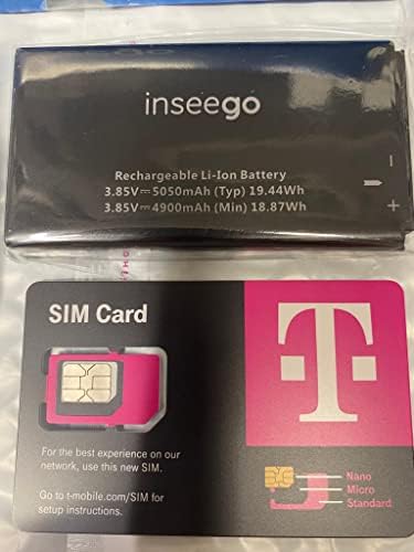 Inseego M2000 5G MIFI WIFI-6 אולטימטיבי נקודה חמה T-Mobile כולל כרטיס T-Mobile 5G SIM & Simbros Simkey חדש