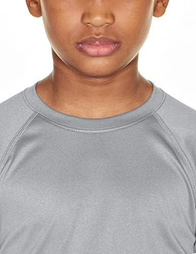 CQR ילדים נוער UPF 50+ חולצות שמש, חולצת טי יבש בכושר ארוך שרוול, UV הגנה על שמש חולצות דיג, טי ספורט אתלטי