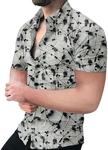 XXBR 2022 חולצות גברים חדשות, מעצב קיץ כפתור שרוול קצר למטה מטה-דיו-דיו גרפי מודפס חולצות הוואי