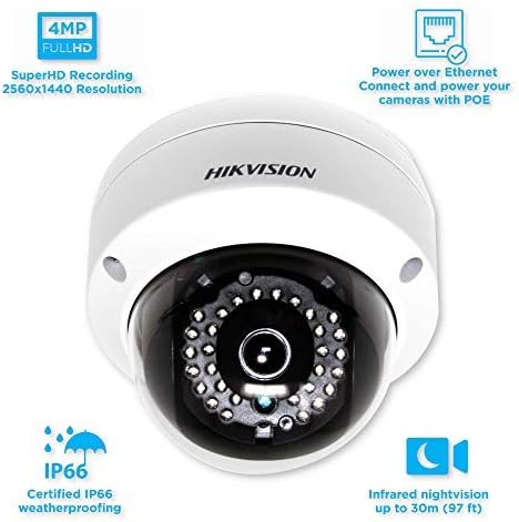 Hikvision 4MP WDR POE Network Camera-DS-2CD2142FWD-I 4 ממ