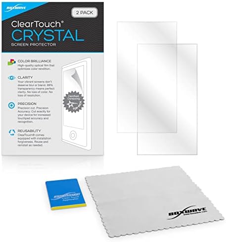 מגן מסך BoxWave התואם ל- Dell 27 צג משחק מעוקל - ClearTouch Crystal, Skin Film Skin - מגנים מפני שריטות עבור