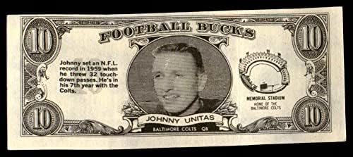 1962 Topps 24 Johnny Unitas Baltimore Colts Ex Colts Louisville
