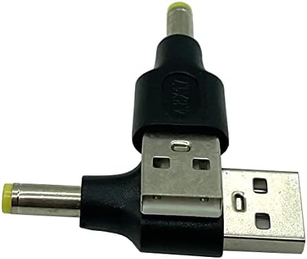 DAFENSOY USB ל- DC מתאם, USB 2-Pack 2.0 זכר ל- DC 4.8 x 1.7 ממ מתאם כוח זכר לטעינה של מכשירים אלקטרוניים
