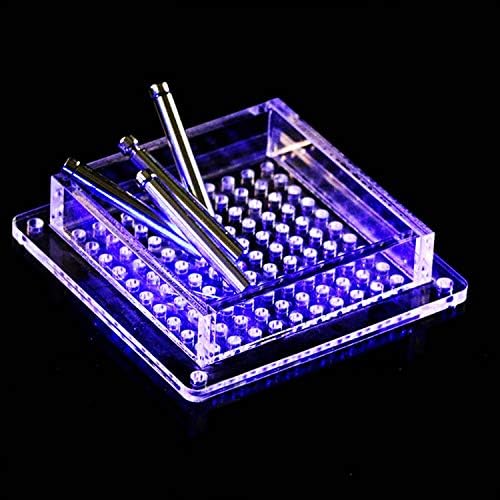 דובאל קוויאר יצרנית תיבה, מולקולרי גסטרונומיה ערכת / 100 חורים ביצי רוטב מתקן עם מסננת כפית