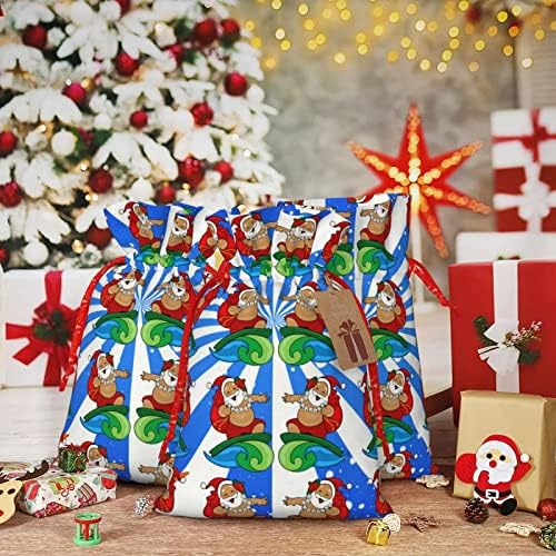 אוגנשטרן שרוכי חג המולד מתנת שקיות חג המולד-הוואי-סנטה-גלישה מציג גלישת שקיות חג המולד מתנת גלישת שקי