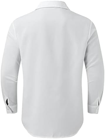 חולצות פשתן כותנה של Beuu לגברים, כפתור שרוול קצר בקיץ למטה חולצת טי כפולה חולצה רגועה בכושר חוף רופף