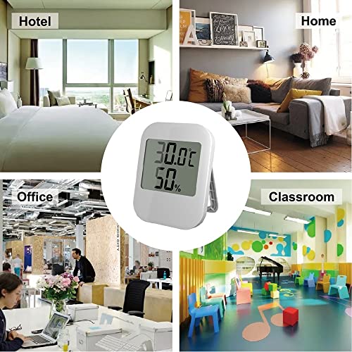 יאסז דיגיטלי מדחום מדדי לחות אלקטרוני חדר לחות מד טמפרטורת למדוד מכשיר לבית משרד