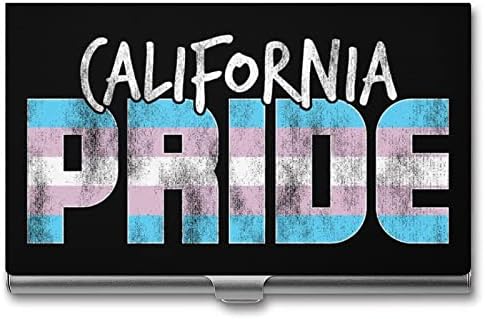 קליפורניה גאווה טרנסג ' נדר דגל עסקים מזהה כרטיס מחזיק סילם מקרה מקצועי מתכת שם כרטיס ארגונית כיס