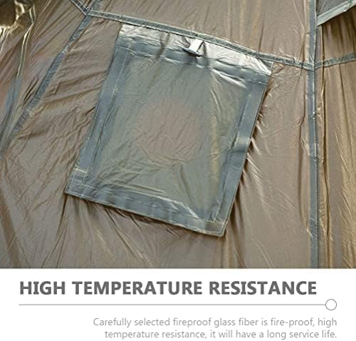 חם אוהל תנור שקע ארובה טבעת כיסוי זכוכית סיבי אוהל ארובה הגנת טבעת אוהל אספקת