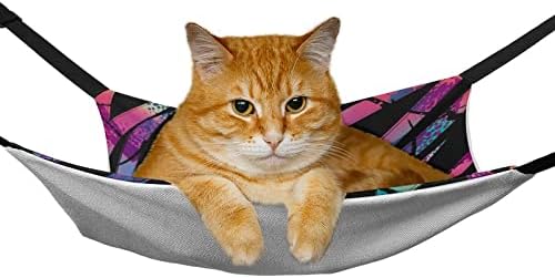 חתול כלוב ערסל צבע בציר לחיות מחמד נדנדה מיטת מתאים כלוב כיסא רכב מקורה חיצוני 16.9 איקס13