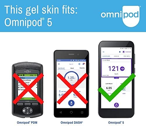 Omnipod 5 ג'ל עור- כיסוי סיליקון רך שנועד להגן על מכשיר Omnipod 5