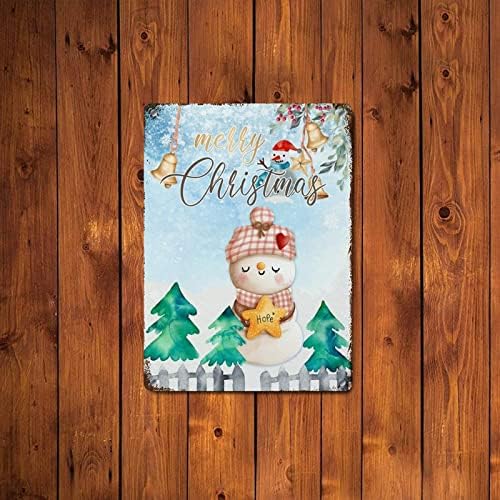 מתכת שלט חג מולד שמח איילים שלג איילים סנטה ציור שלטי מתכת כפרית קישוטי חג המולד לקישוטים לתלייה לחווה בית קפה