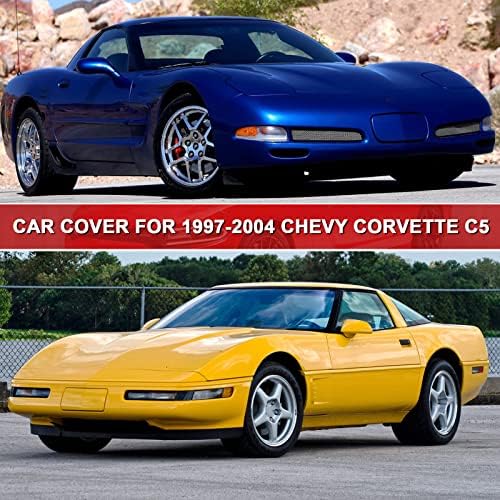 כיסוי מכוניות מקורה החלף לשנים 1997–2004 Corvette C5, סאטן מפואר סאטן אולטימטיבי מתאים להתאמה אישית