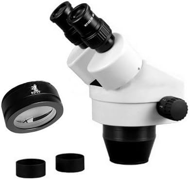 גוף מיקרוסקופ זום סטריאו משקפת 7-90 + 10 / 20 עיניות + 2.0 אביזרים למיקרוסקופ עדשות אובייקטיביות