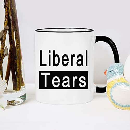 וונסי מצחיק פוליטי מתנות ליברלי דמעות קפה ספל גברי מתנות לגברים חידוש מתנה עבור רפובליקני או שמרני חג המולד