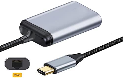 Cablecc USB-C Type-C USB3.1 עד 1000 מגהביט לשנייה של Gigabit Netwernet Network מתאם כבל LAN למחשב נייד
