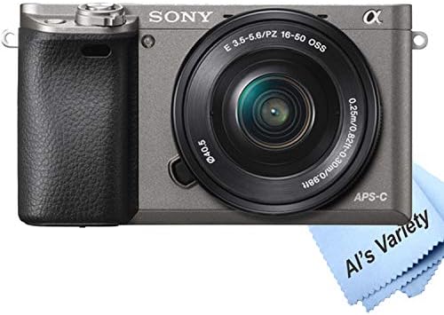 Sony A6000 מצלמה דיגיטלית ללא מראה עם עדשה 16-50 ממ+ כרטיס 32 ג'יגה-בייט, חצובה, מארז ועוד