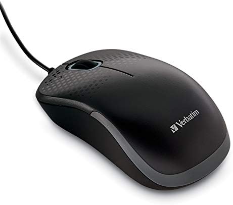 עכבר אופטי חוטית חרישי שקט לחץ על עכבר מחשב למחשב, מק, מחשב נייד, כרומבוק-שחור 70749