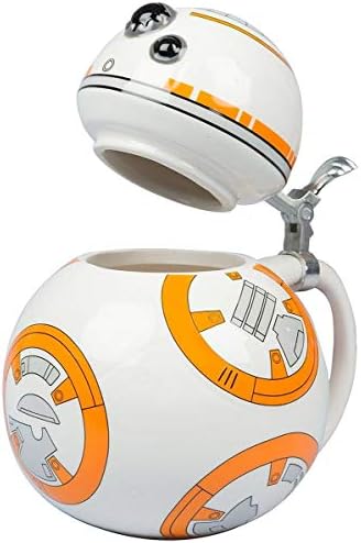 מלחמת הכוכבים BB -8 שטיין - ספל קרמיקה אספני עם ציר מתכת