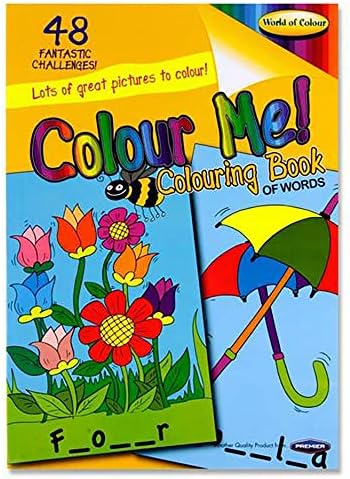 עולם הצביעה של כלי מלחמה פרמייר צבע A4 Color Me Fun ספר צביעה. 48 עמודים