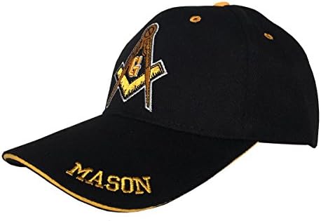 בונה חופשי 3 ד רקום מתכוונן כובע מייסון הבונים החופשיים לודג ' בייסבול כובע
