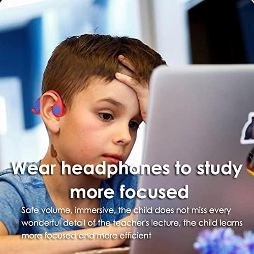 אוזניות לילדים לבית הספר - הולכת עצם אוזניות לילדים לבנות פעוטות בנות עם מיקרופון IPX5 אטפונים אטומים למים