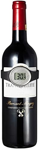 ויסול יין תרמו שעון עבור יין טמפרטורת תצוגה, שחור