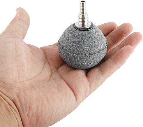 8 חבילה של 2 אינץ אוויר אבן כדור צורת מבעבע לאקווריום אקווריום הידרופוניקה משאבת