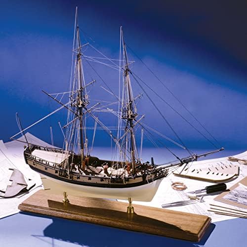 דגם ספינות 1778 הוגן אמריקאי 14-אקדח פרטי היסטורי סט ערכת עץ סירת חדש 1:48 דגם-אקספו
