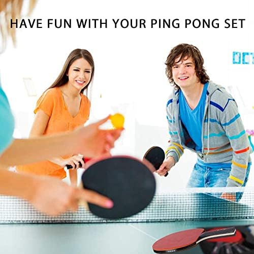 GIUIN 150 PCS 40 ממ כדורי פונג פינג, כדור טניס שולחן מתקדם, כדורי פינג פונג כדורי שולחן, רב צבעוני