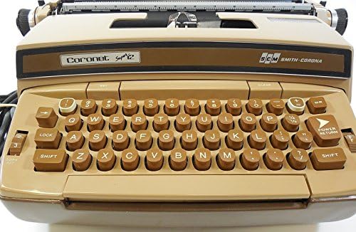 סמית ' קורונה קורונט סופר 12 מכונת כתיבה חשמלית ניידת קורונמטית