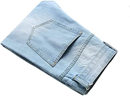 ג ' ינס מזדמן בגזרה דקה עם חור קרוע לגברים