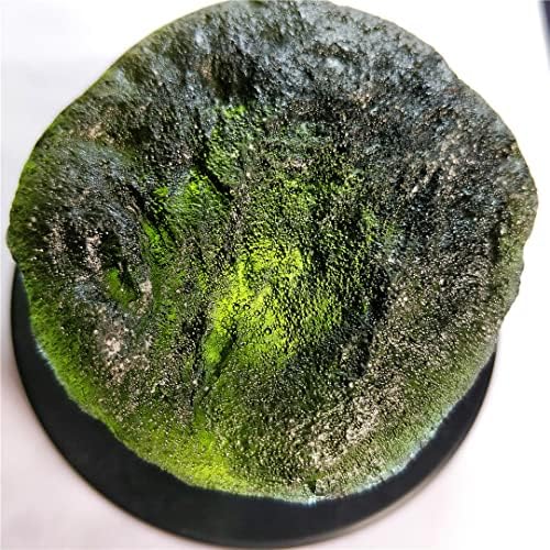 Xiaojia טבעי נדיר גרין גולש גביש גביש גביש מטאוריט צ'כיה אבן חן אבן מקורית קולקציית אבן חן מקורית כנגד