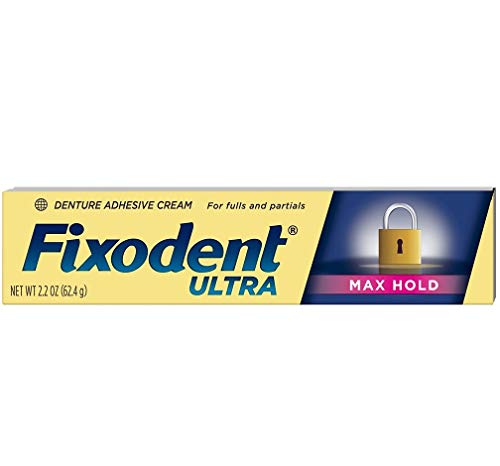 Fixodent Ultra Max להחזיק דבק שיניים, 2.2 גרם