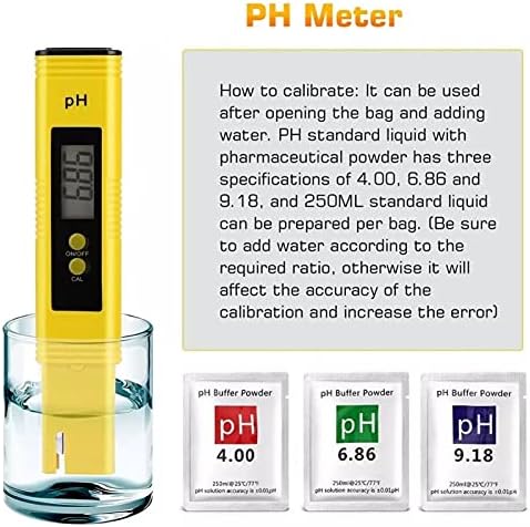 0.01 PH בודק איכות מים מדויק גבוה עם טווח מדידת pH 0-14