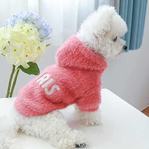 סוודר כלבים גדול לכלבים סווטשירט עם סווטשירט בצבע טהור