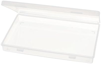 AEXIT רכיבי פלסטיק מארגני כלים אוסף אחסון מיכל מארז תיבת 7 X תיבות כלים 4 ברור